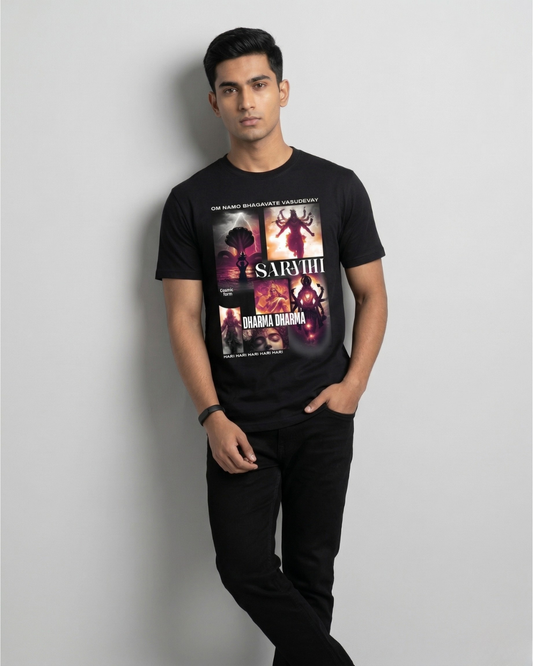 Sarathi - The Divine Charioteer | Unisex T-shirt